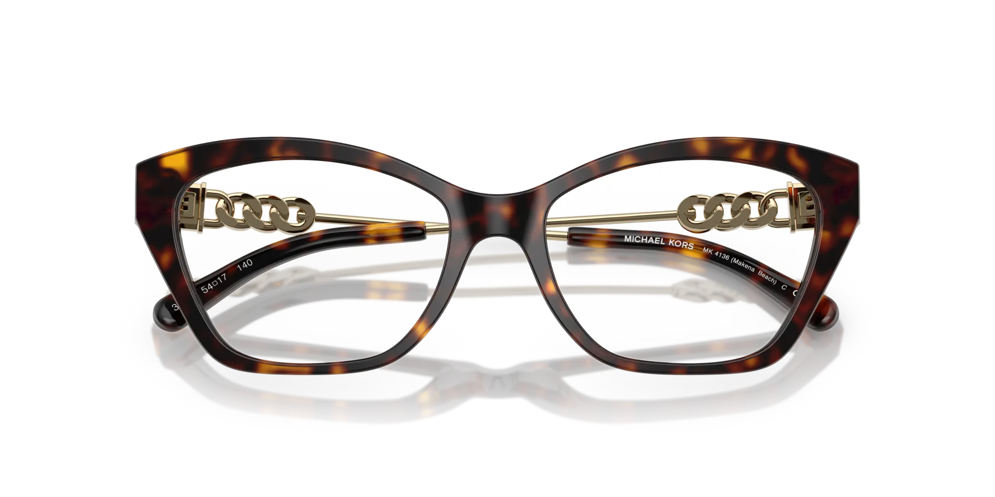 Michael Kors MK4136 MAKENA BEACH 3006 Montature da vista Acetato Tartaruga Squadrata Normale - immagine 2