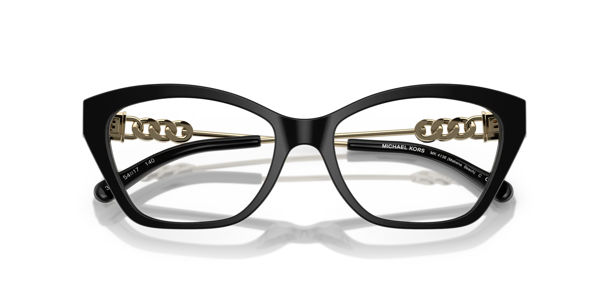 Michael Kors MK4136 MAKENA BEACH 3005 Montature da vista Acetato Nero Squadrata Normale - immagine 2
