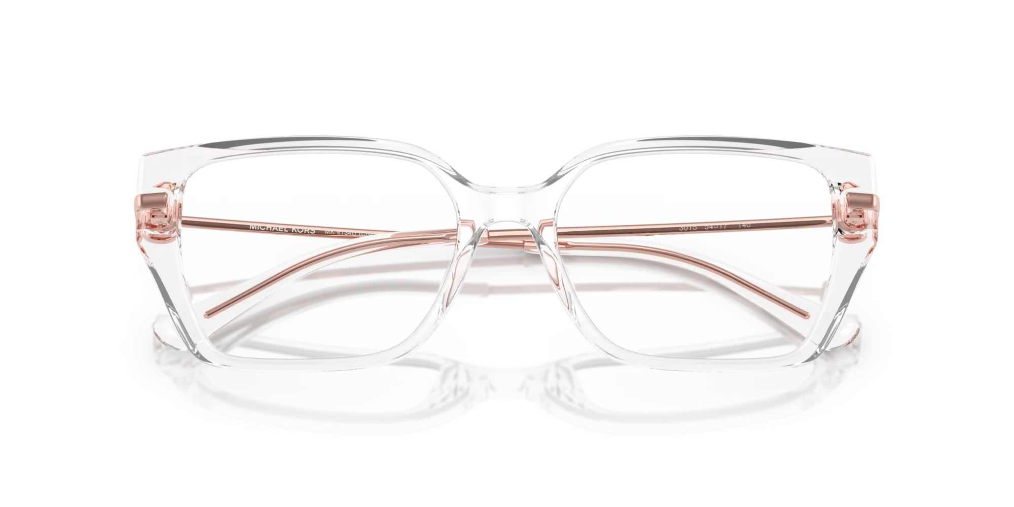 Michael Kors MK4134U CRETE 3015 Montature da vista Iniettato Trasparente Squadrata Normale - immagine 2
