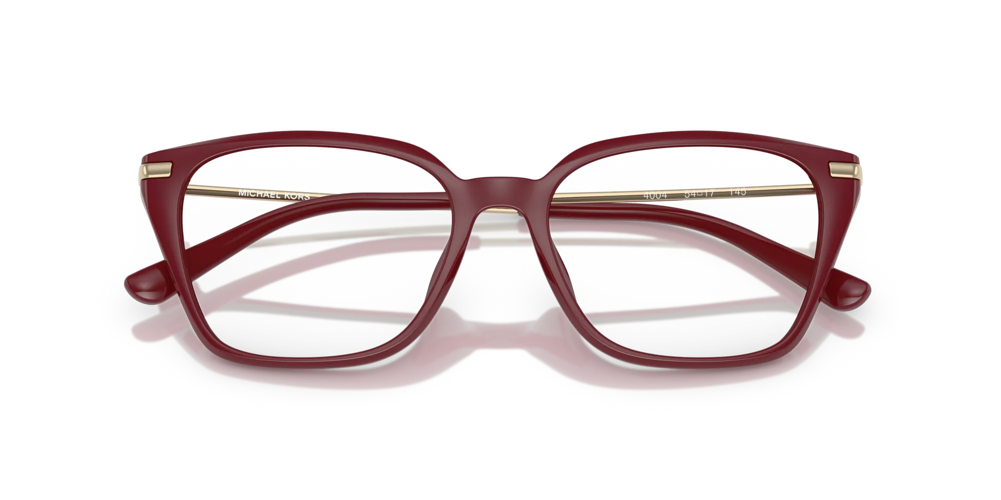 Michael Kors MK4133D HAINAN 4004 Montature da vista Iniettato Rosso Squadrata Normale - immagine 2