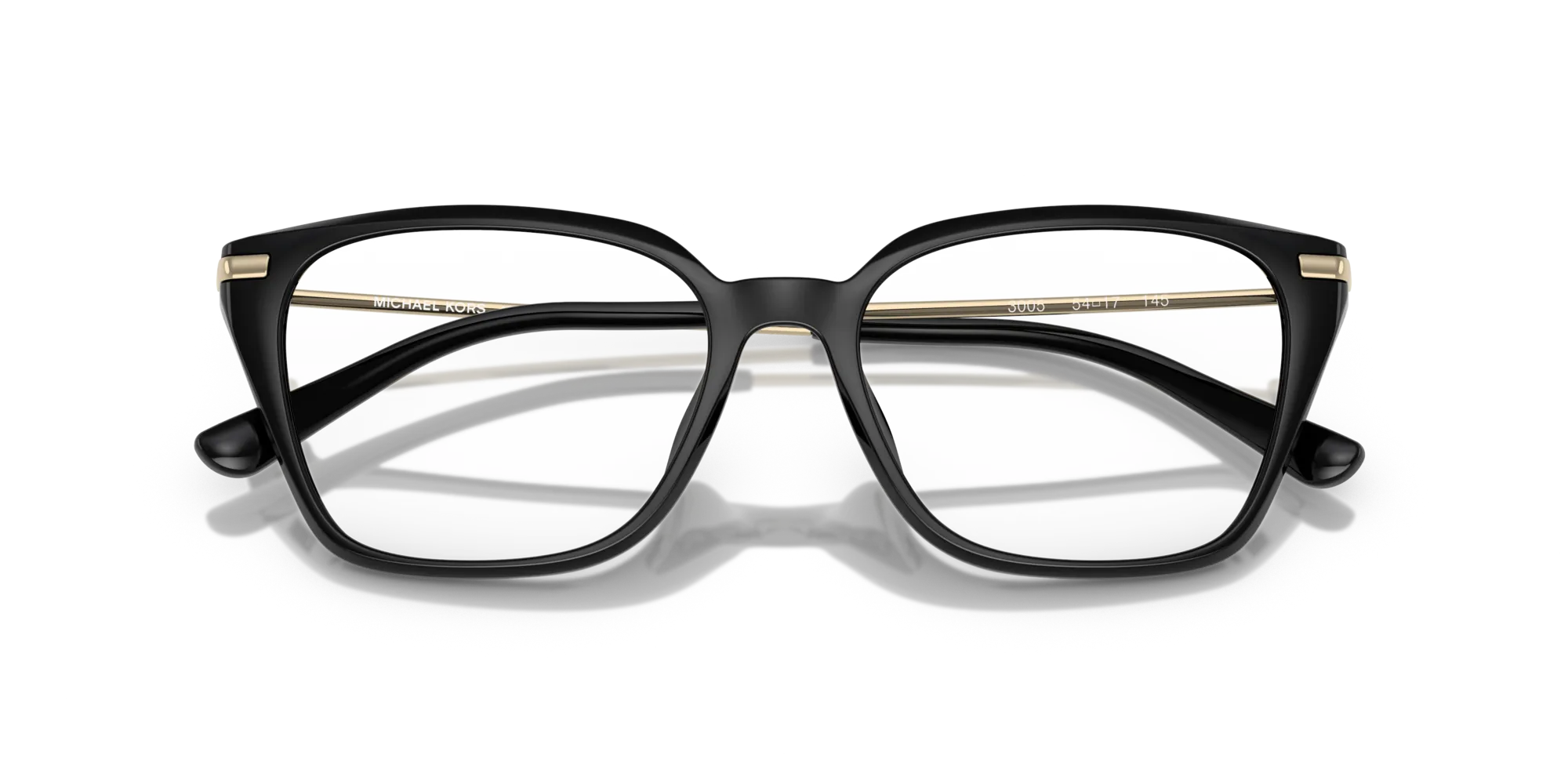 Michael Kors MK4133D HAINAN 3005 Montature da vista Iniettato Nero Squadrata Normale - immagine 2