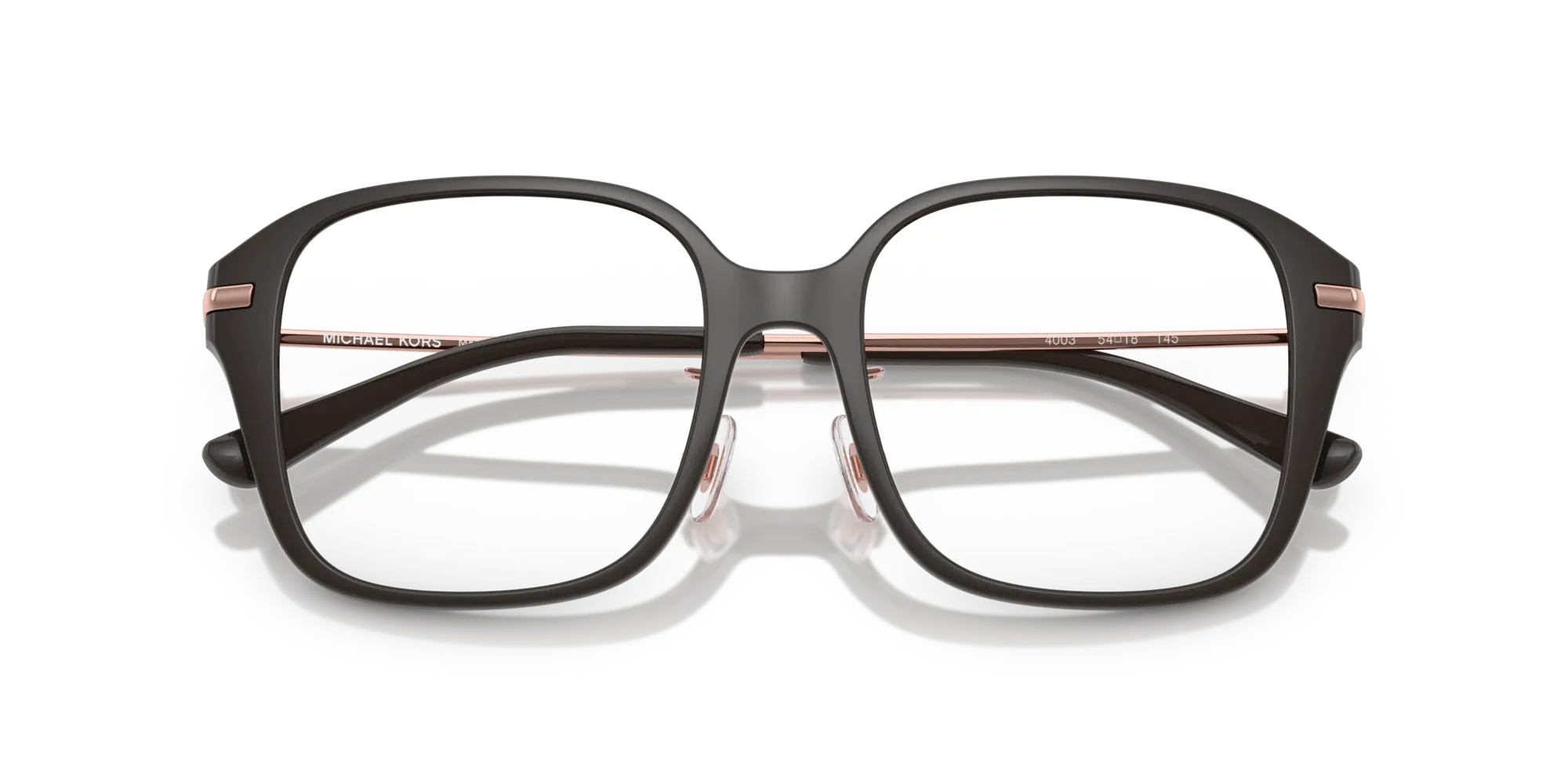 Michael Kors MK4131D HANGZHOU 4003 Montature da vista Iniettato Grigio Trasparente Squadrata Normale - immagine 2
