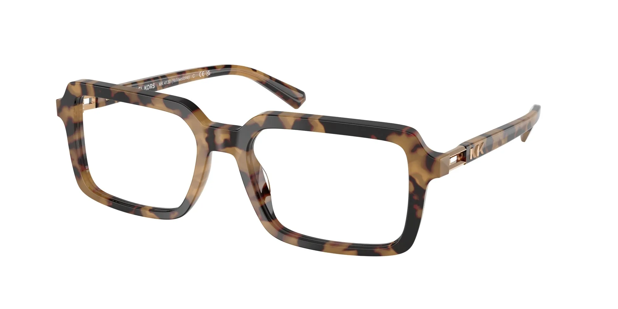 Michael Kors MK4130 YELLOWSTONE 4006 Montature da vista Acetato Tartaruga Squadrata Normale - immagine 1