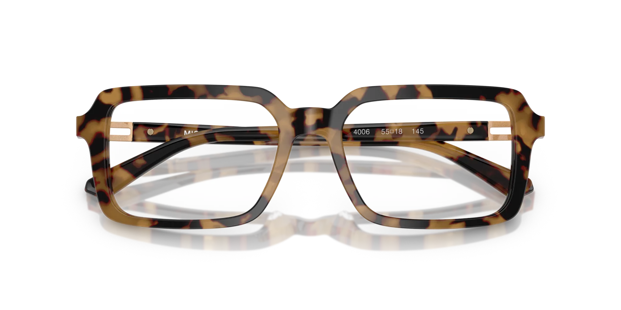 Michael Kors MK4130 YELLOWSTONE 4006 Montature da vista Acetato Tartaruga Squadrata Normale - immagine 2