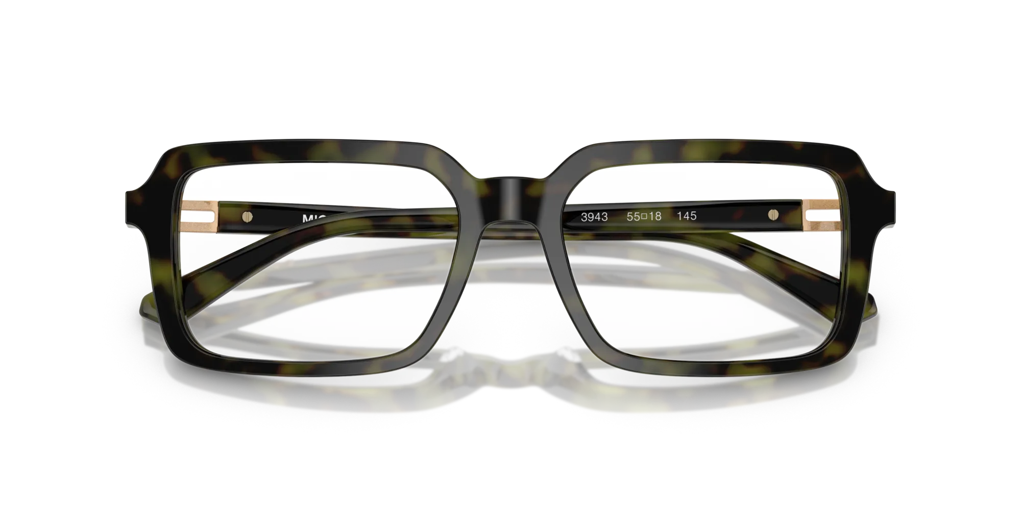 Michael Kors MK4130 YELLOWSTONE 3943 Montature da vista Acetato Verde Squadrata Normale - immagine 2
