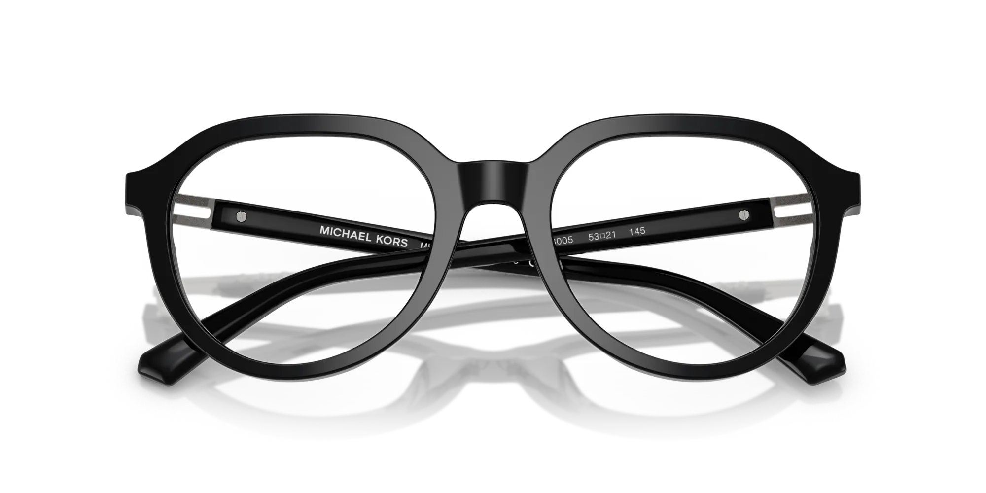 Michael Kors MK4129 REDWOOD 3005 Montature da vista Acetato Nero Rotonda Normale - immagine 2