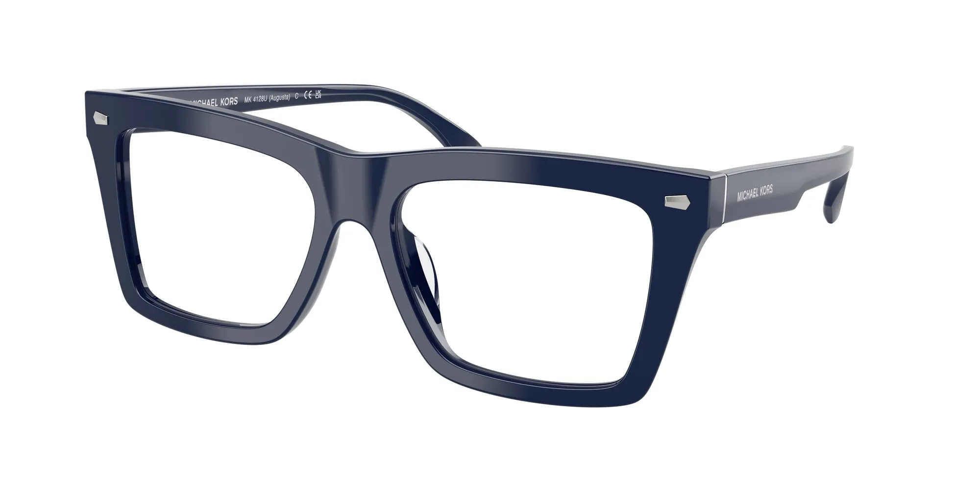 Michael Kors MK4128U AUGUSTA 4009 Montature da vista Acetato Blu Squadrata Normale - immagine 1