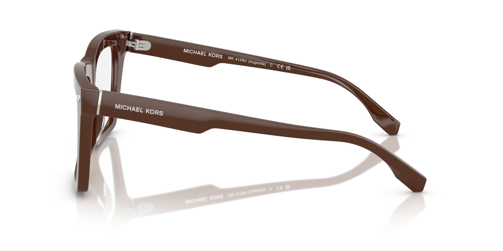 Michael Kors MK4128U AUGUSTA 4007 Montature da vista Acetato Marrone Squadrata Normale - immagine 4
