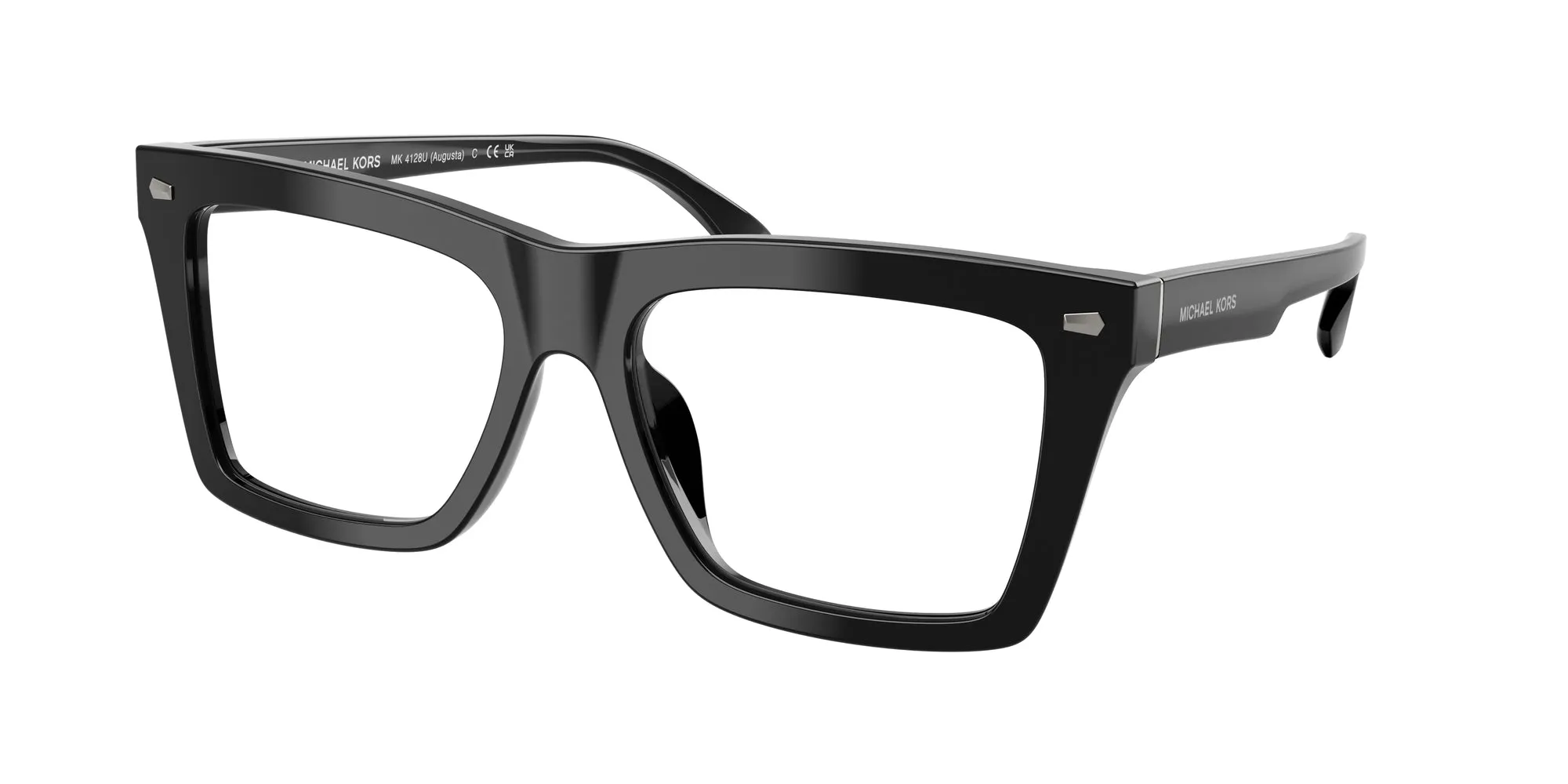 Michael Kors MK4128U AUGUSTA 3005 Montature da vista Acetato Nero Squadrata Normale - immagine 1