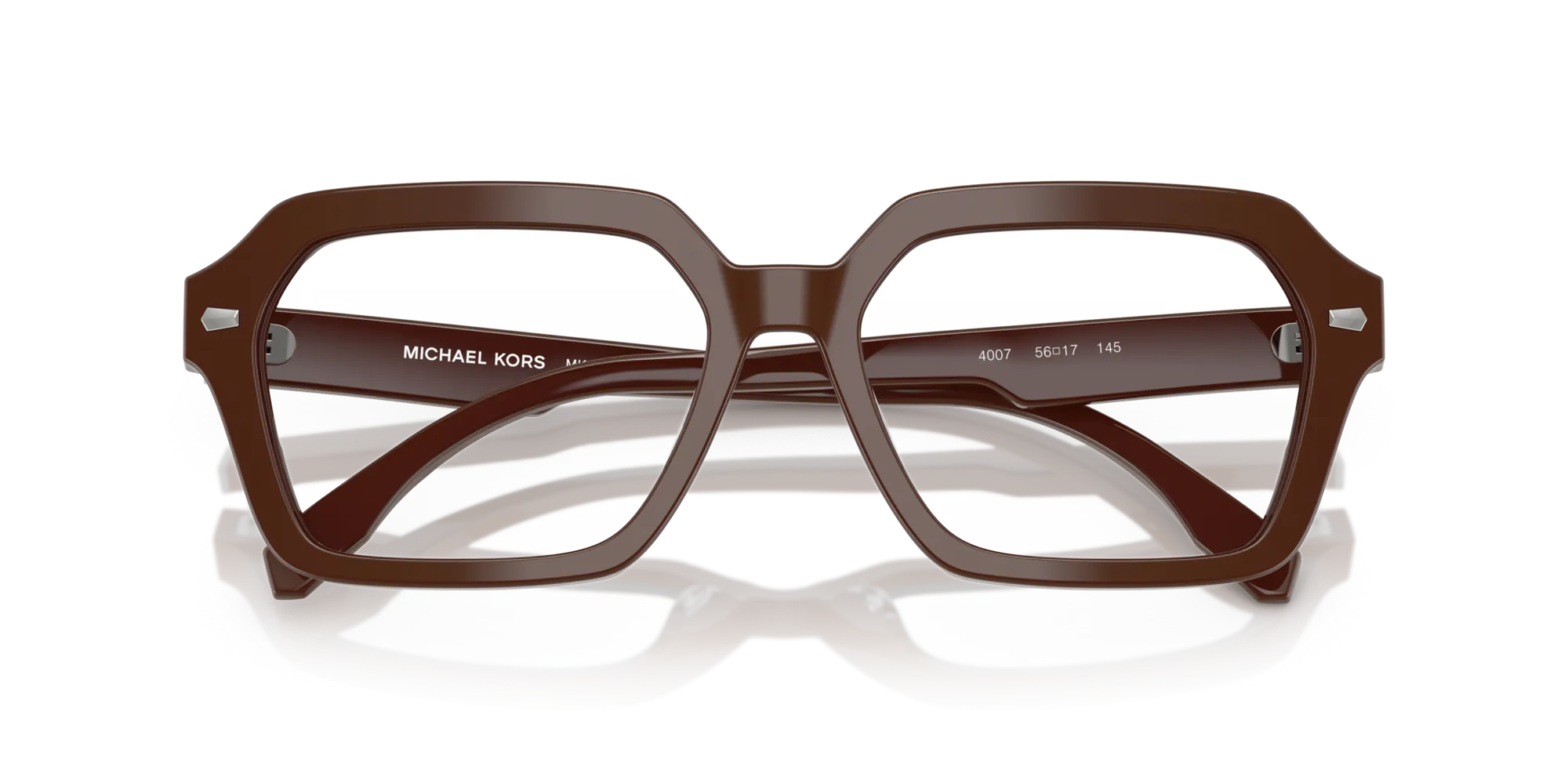 Michael Kors MK4127 KINLOCH 4007 Montature da vista Acetato Marrone Trasparente Squadrata Normale - immagine 2