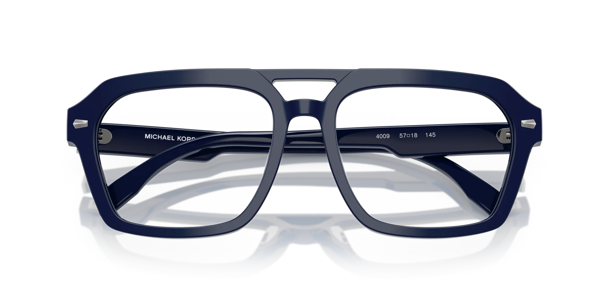 Michael Kors MK4126 SEAVIEW 4009 Montature da vista Acetato Blu Trasparente Pilot Normale - immagine 2