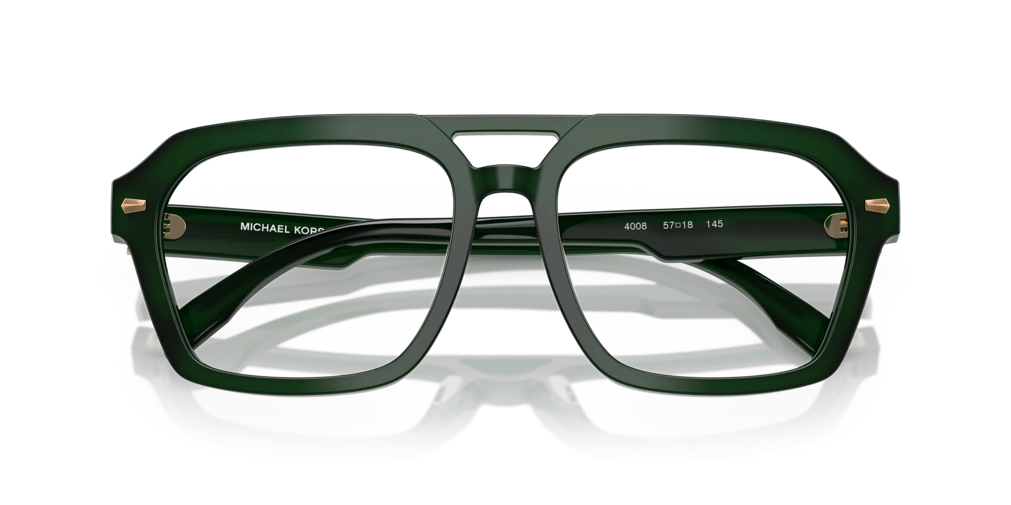 Michael Kors MK4126 SEAVIEW 4008 Montature da vista Acetato Verde Squadrata Normale - immagine 2
