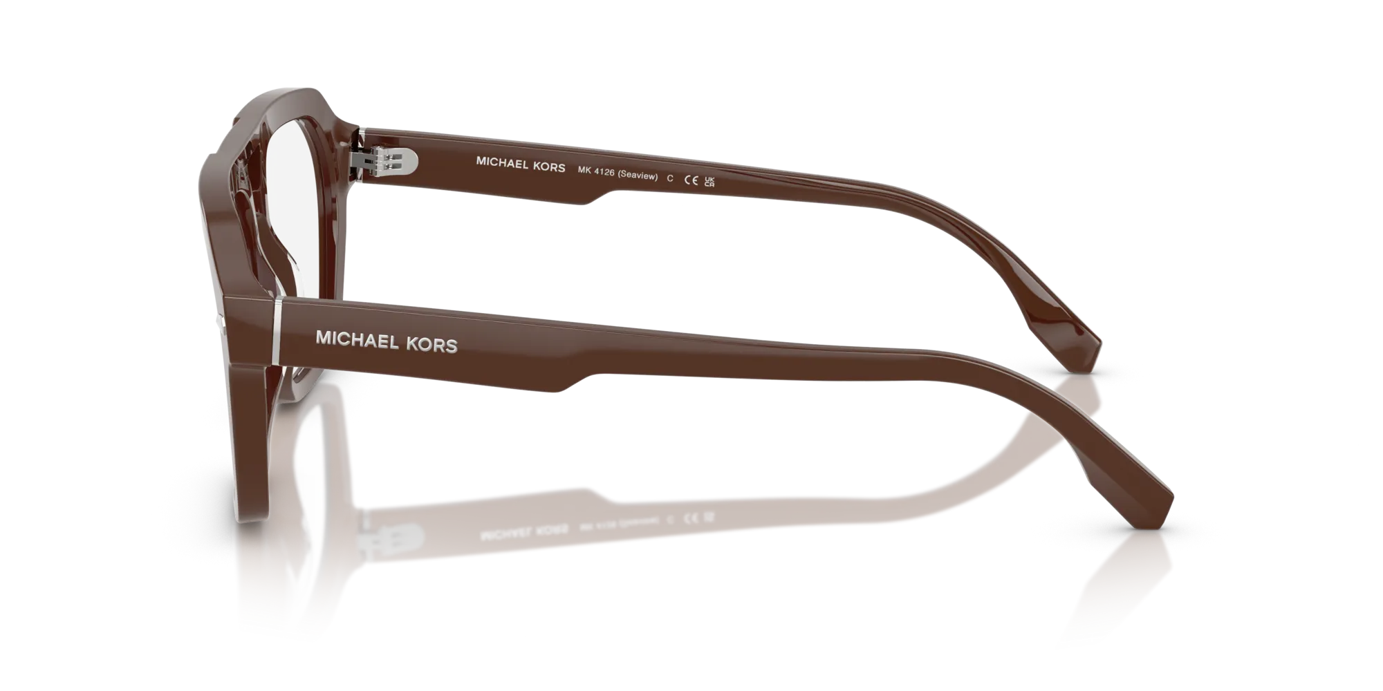 Michael Kors MK4126 SEAVIEW 4007 Montature da vista Acetato Marrone Squadrata Normale - immagine 4