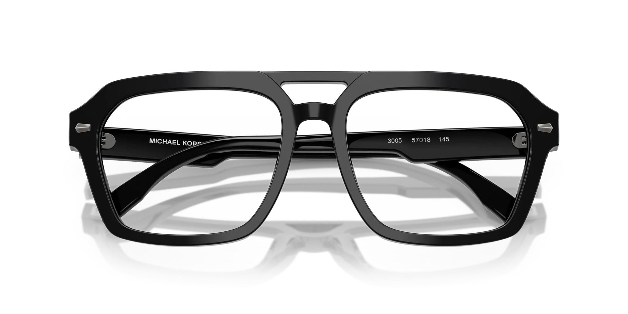 Michael Kors MK4126 SEAVIEW 3005 Montature da vista Acetato Nero Squadrata Normale - immagine 2