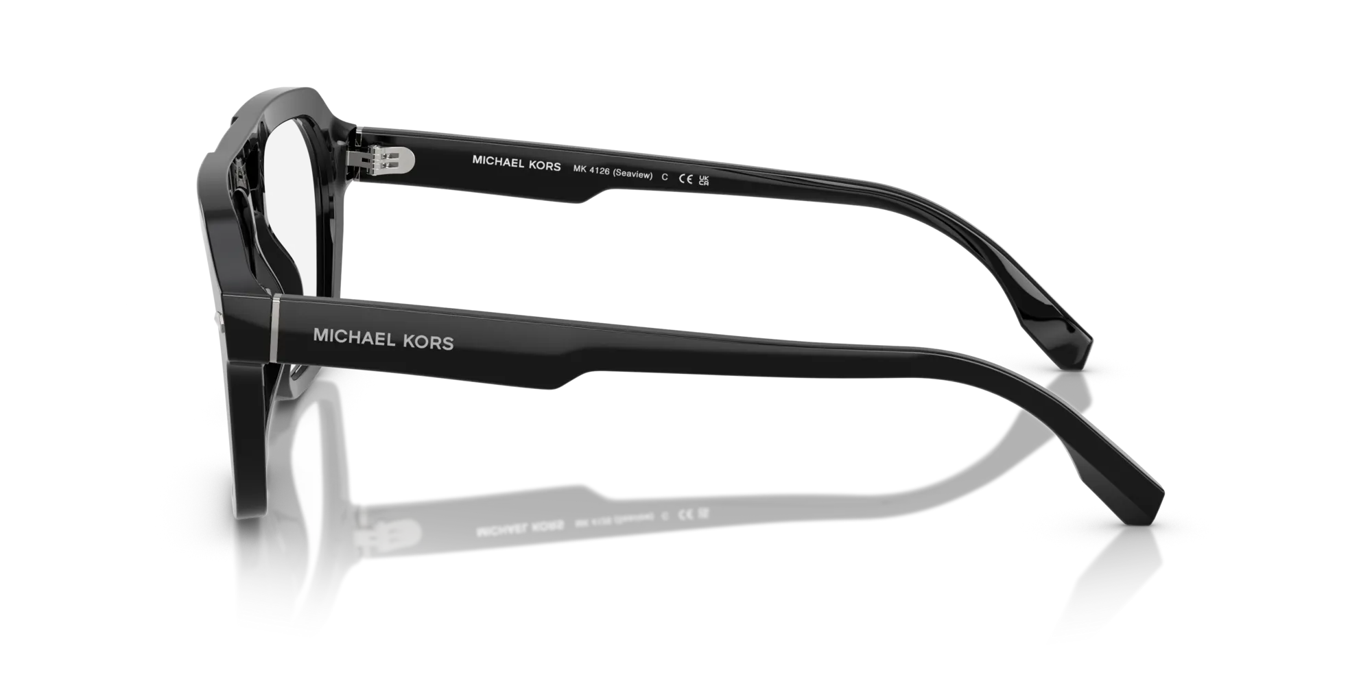 Michael Kors MK4126 SEAVIEW 3005 Montature da vista Acetato Nero Squadrata Normale - immagine 4
