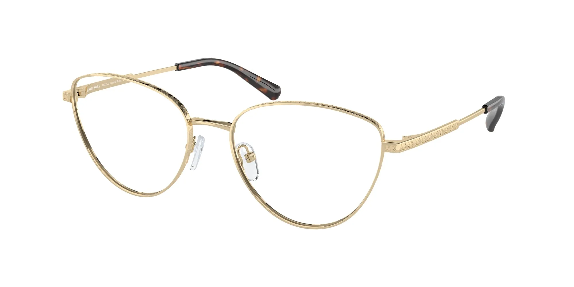 Michael Kors MK3070 CRESTED BUTTE 1014 Montature da vista Metallo Oro Cat Eye Normale - immagine 1