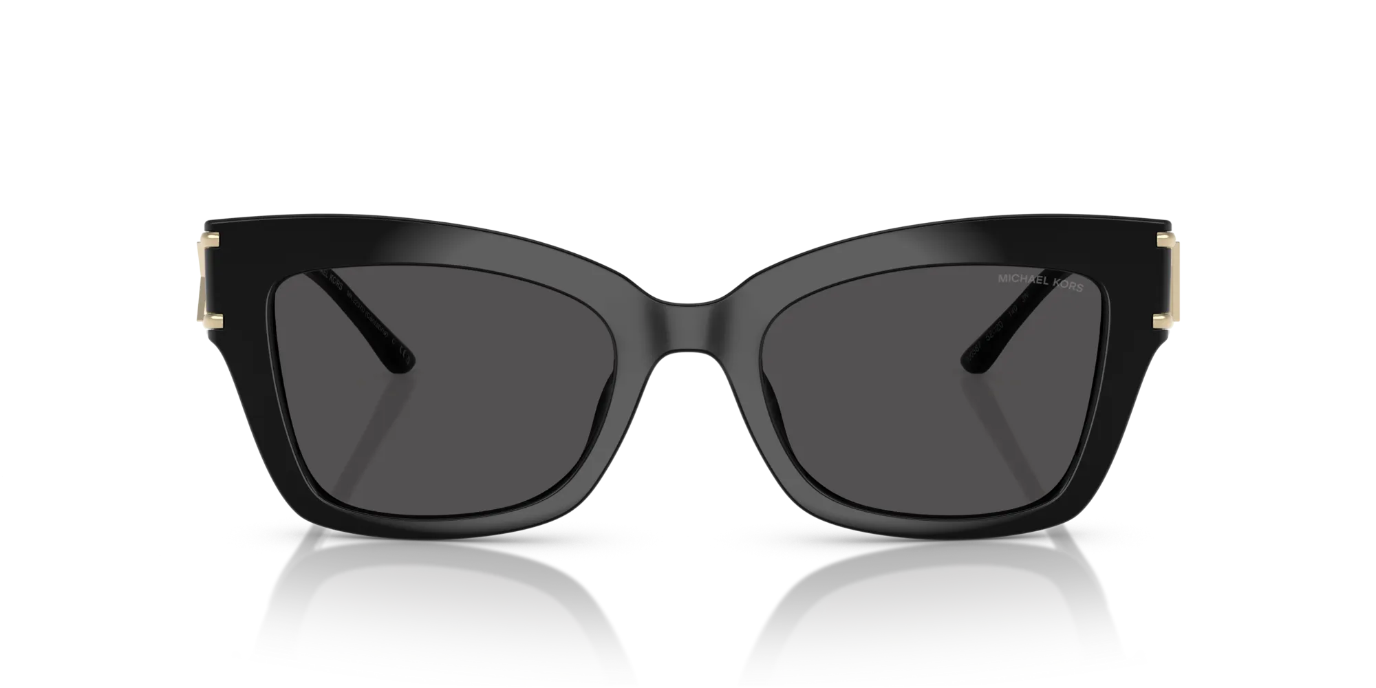 Michael Kors MK2237U CANTABRIA 300587 Occhiali da sole Iniettato Nero Grigio Farfalla Normale - immagine 3