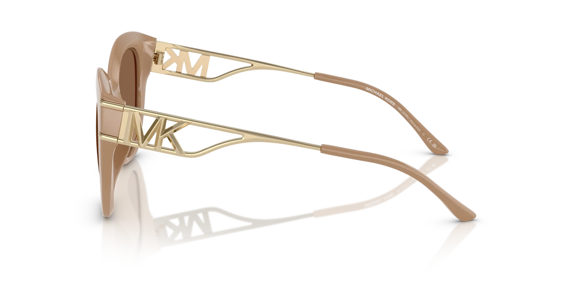 Michael Kors MK2236U ALICANTE 35553G Occhiali da sole Iniettato Marrone Marrone Geometrica Normale - immagine 4