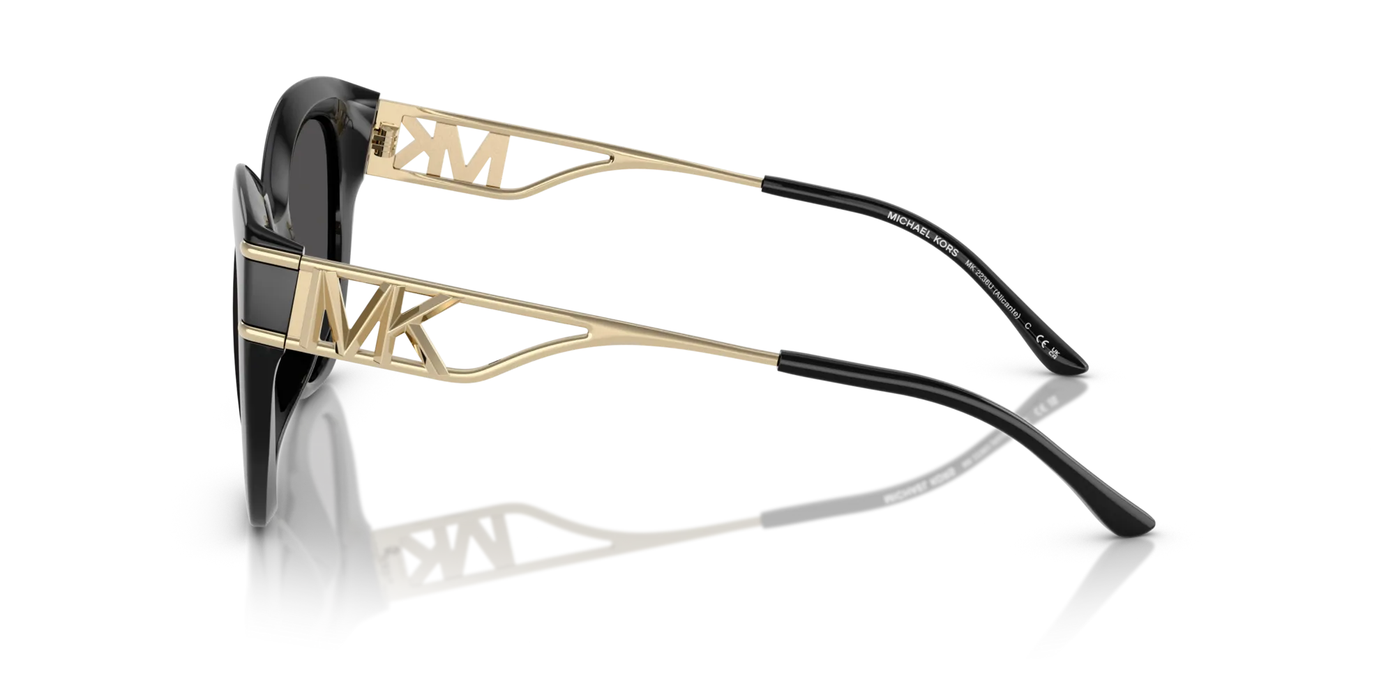 Michael Kors MK2236U ALICANTE 300587 Occhiali da sole Iniettato Nero Grigio Geometrica Normale - immagine 4
