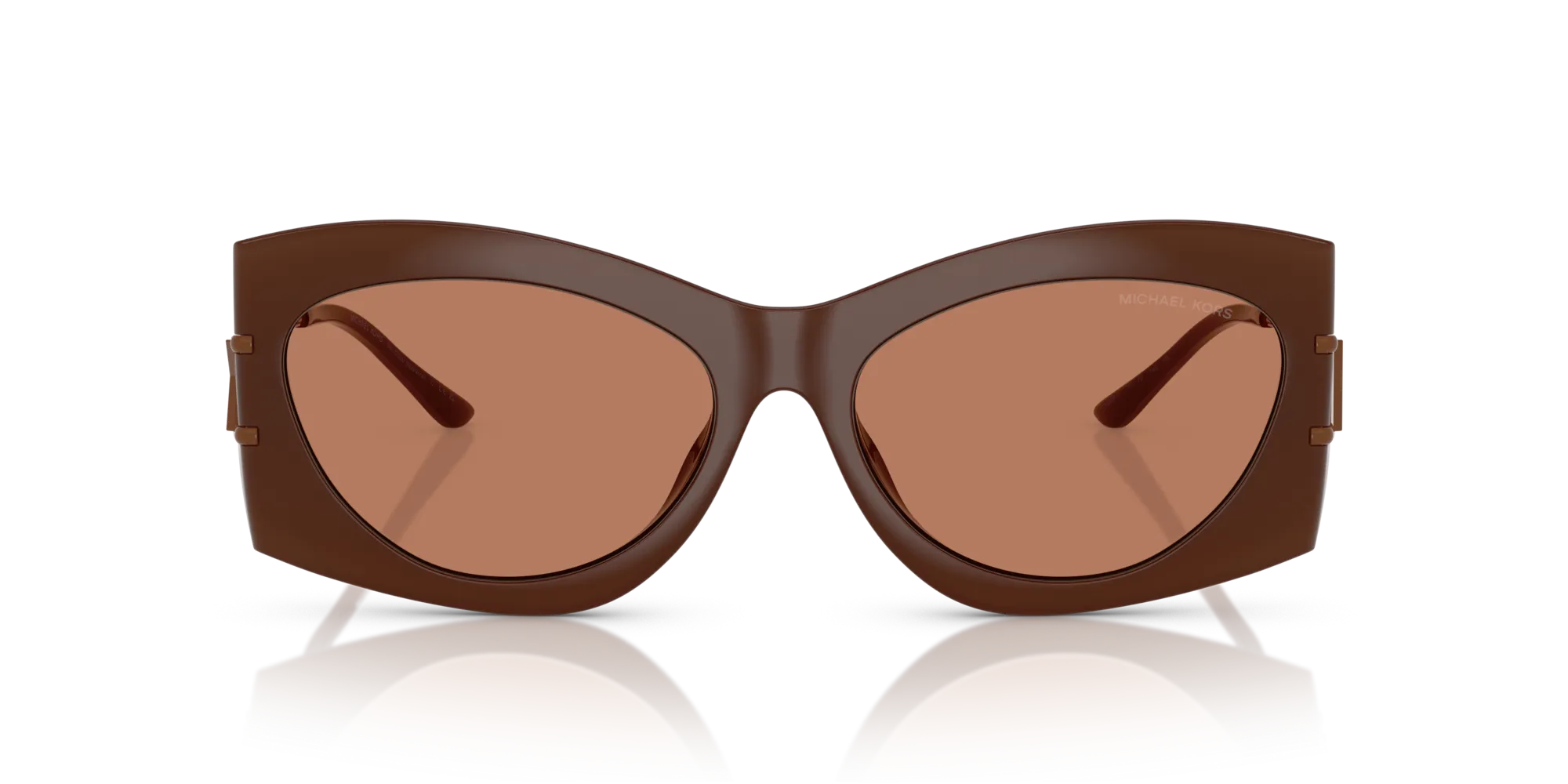 Michael Kors MK2235U NAVARRA 4008/3 Occhiali da sole Iniettato Marrone Geometrica Normale - immagine 3