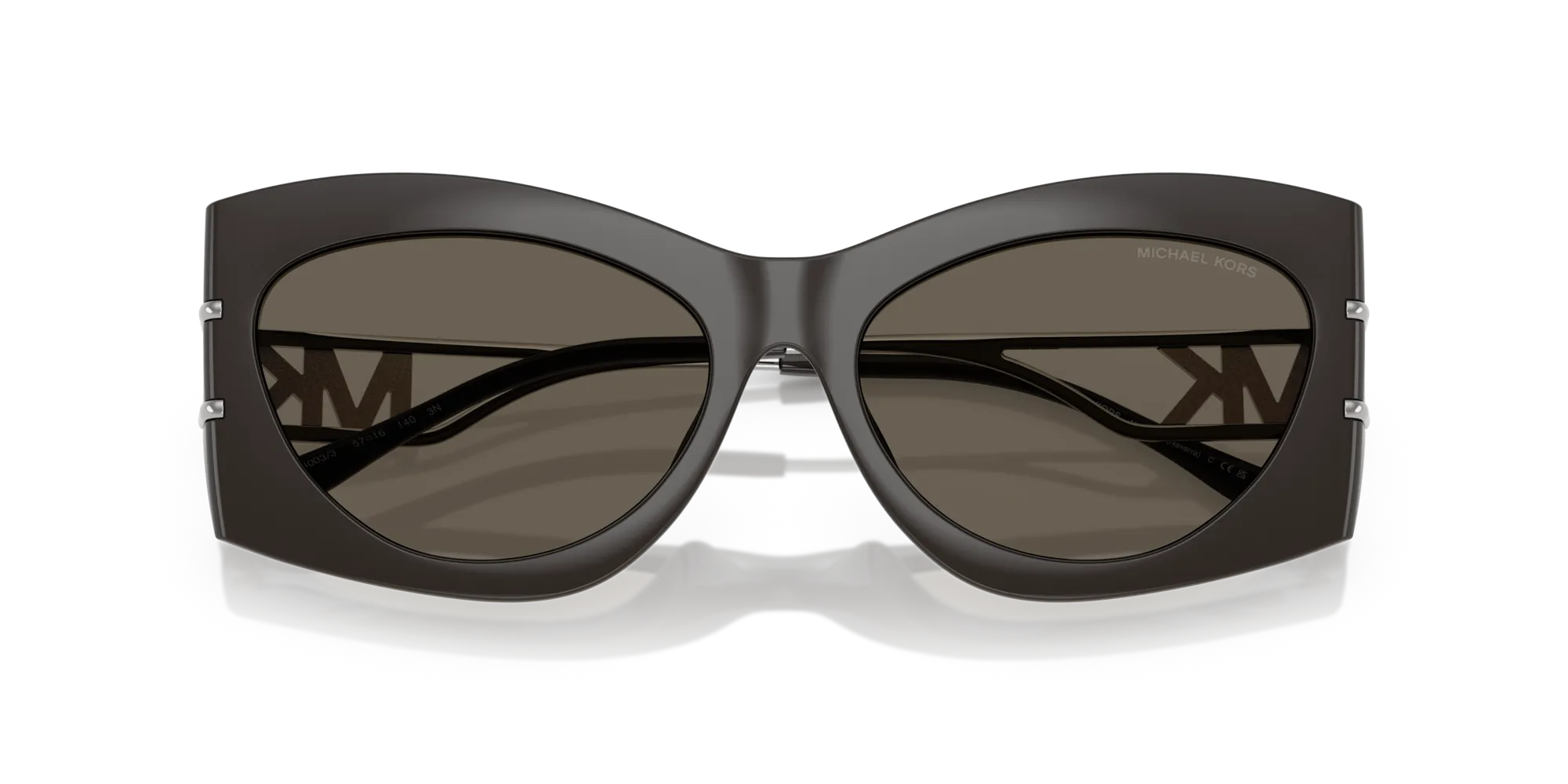 Michael Kors MK2235U NAVARRA 4003/3 Occhiali da sole Iniettato Grigio Geometrica Normale - immagine 2