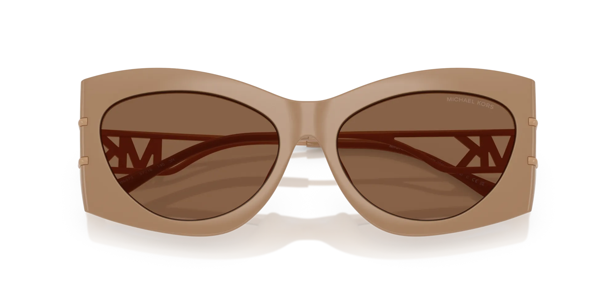 Michael Kors MK2235U NAVARRA 355573 Occhiali da sole Iniettato Marrone Marrone Geometrica Normale - immagine 2