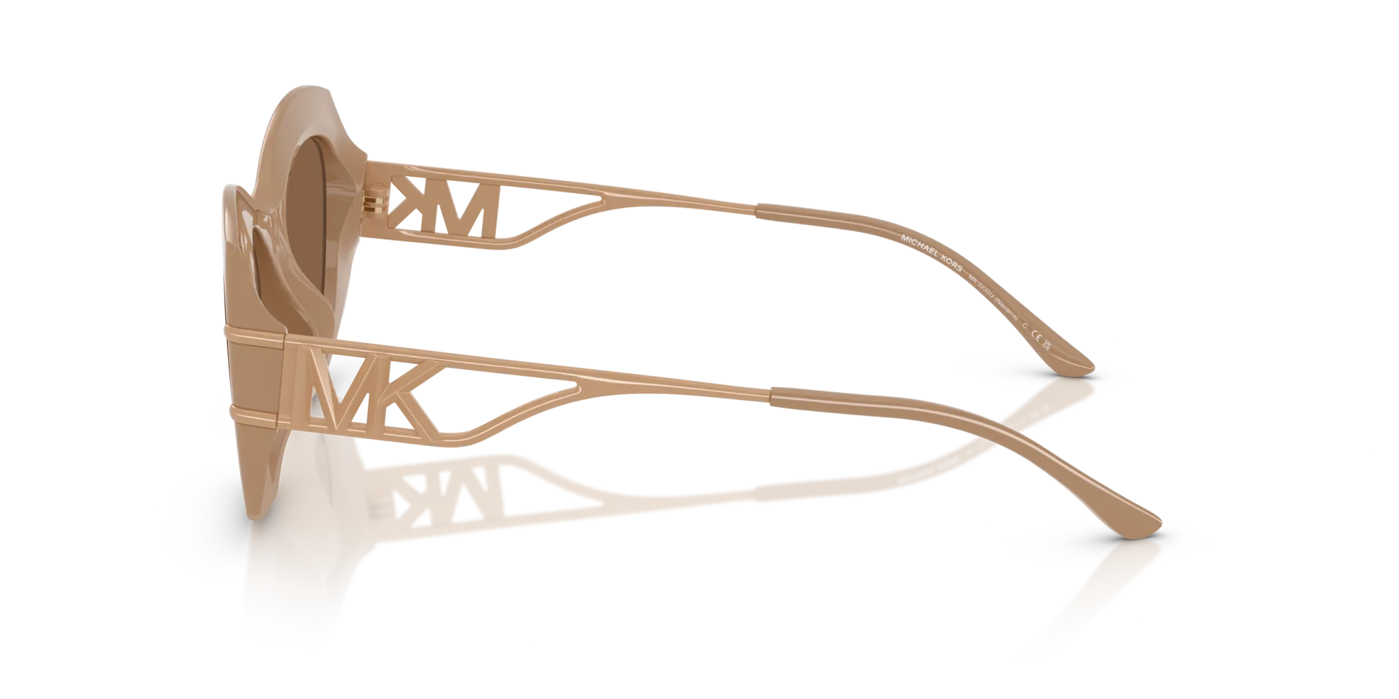 Michael Kors MK2235U NAVARRA 355573 Occhiali da sole Iniettato Marrone Marrone Geometrica Normale - immagine 4