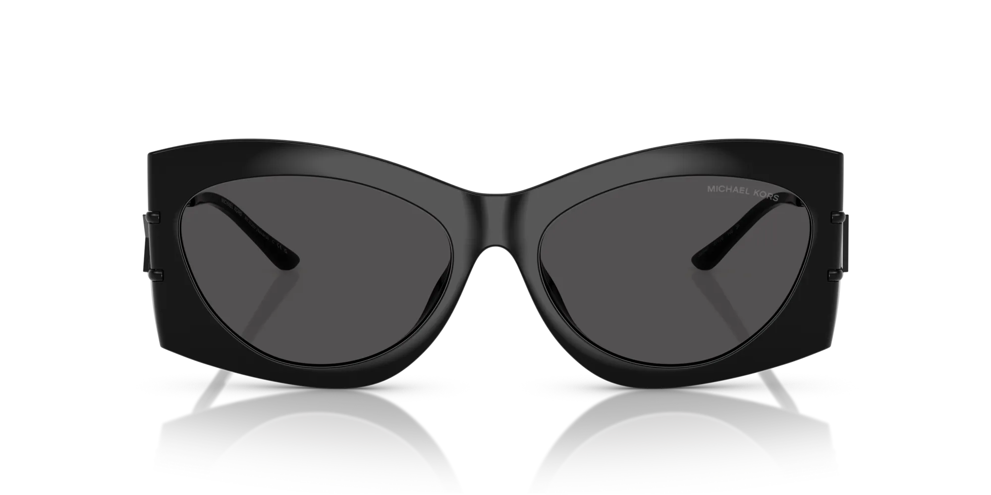 Michael Kors MK2235U NAVARRA 300587 Occhiali da sole Iniettato Nero Grigio Geometrica Normale - immagine 3