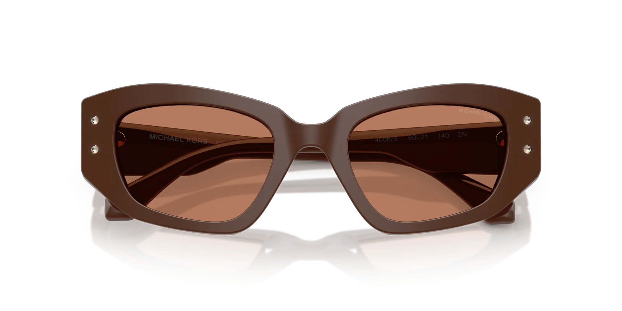 Michael Kors MK2234B LE PRAZ 4008/3 Occhiali da sole Acetato Marrone Geometrica Normale - immagine 2