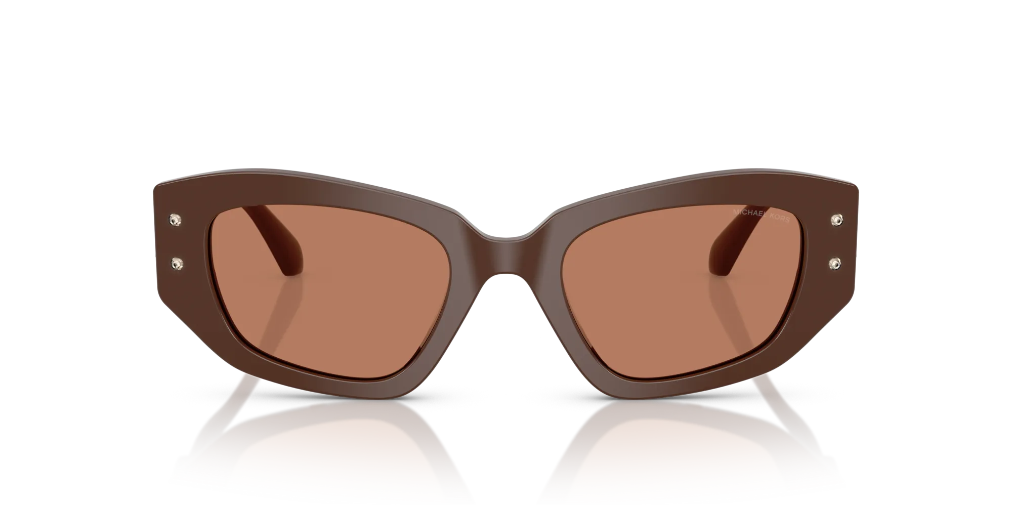 Michael Kors MK2234B LE PRAZ 4008/3 Occhiali da sole Acetato Marrone Geometrica Normale - immagine 3