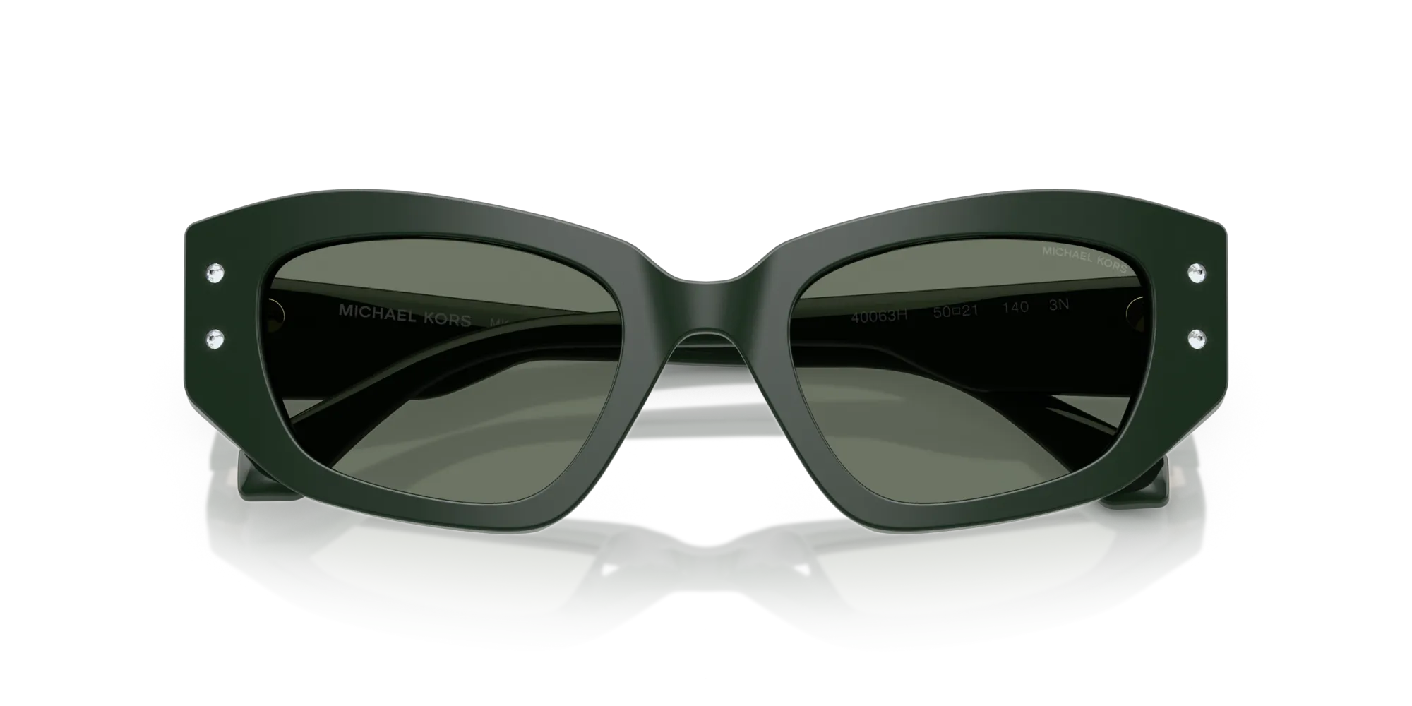Michael Kors MK2234B LE PRAZ 40063H Occhiali da sole Acetato Verde Verde Geometrica Normale - immagine 2