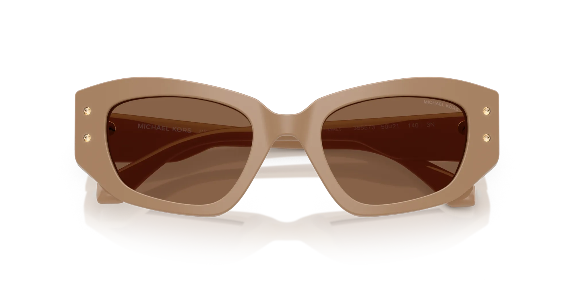 Michael Kors MK2234B LE PRAZ 355573 Occhiali da sole Acetato Marrone Marrone Geometrica Normale - immagine 2