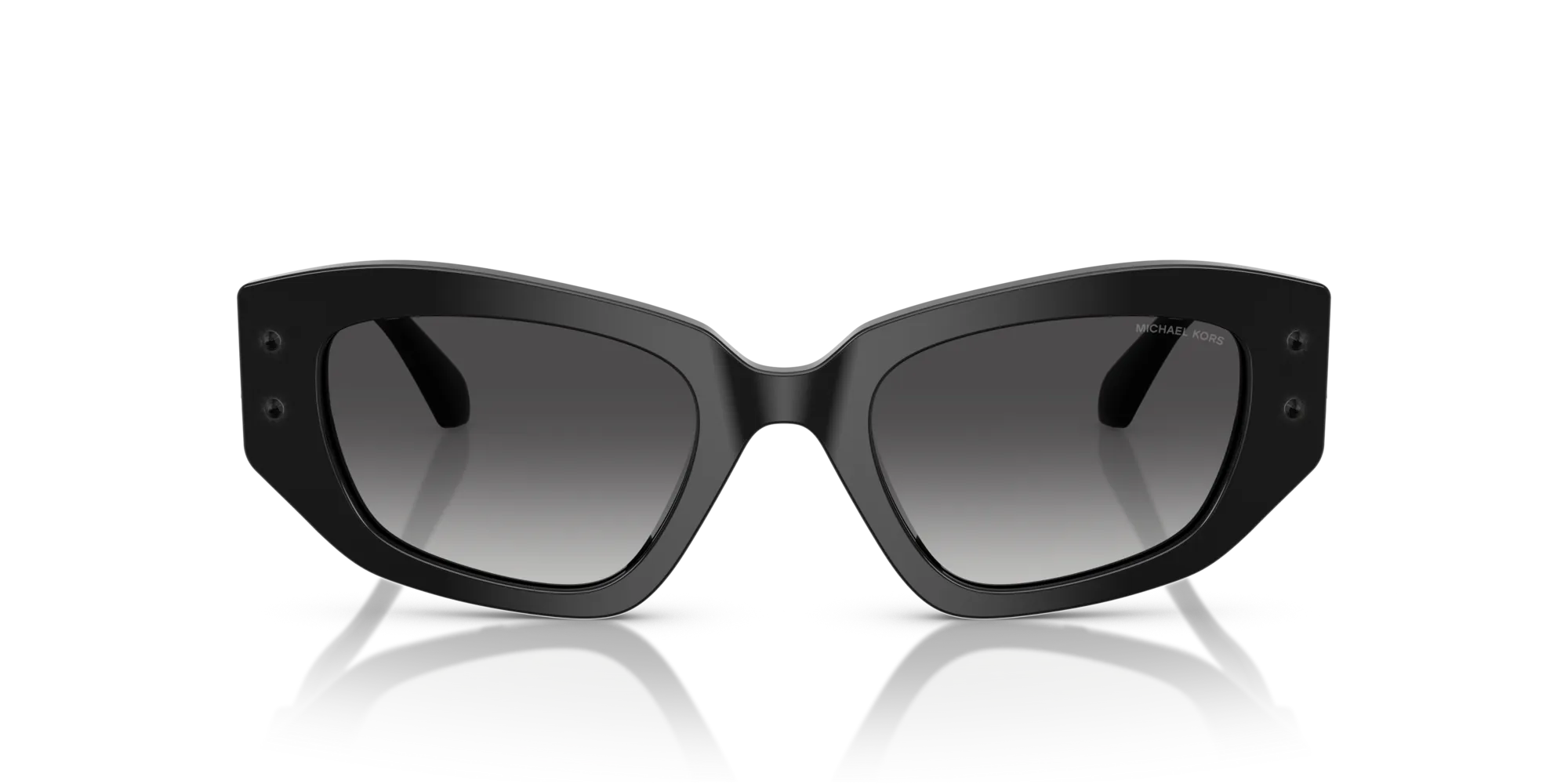 Michael Kors MK2234B LE PRAZ 30058G Occhiali da sole Acetato Nero Grigio Geometrica Normale Sfumato - immagine 3