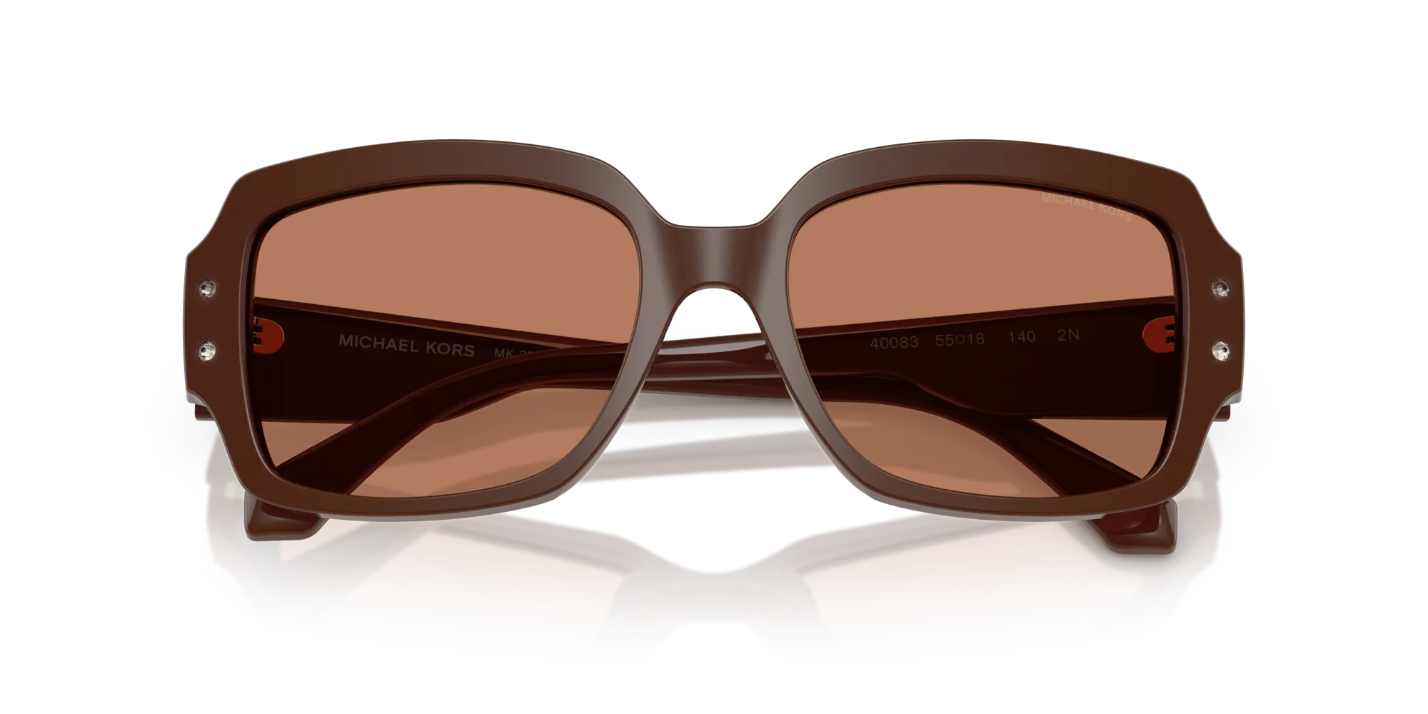 Michael Kors MK2233B CHâTEL 4008/3 Occhiali da sole Acetato Marrone Squadrata Normale - immagine 2