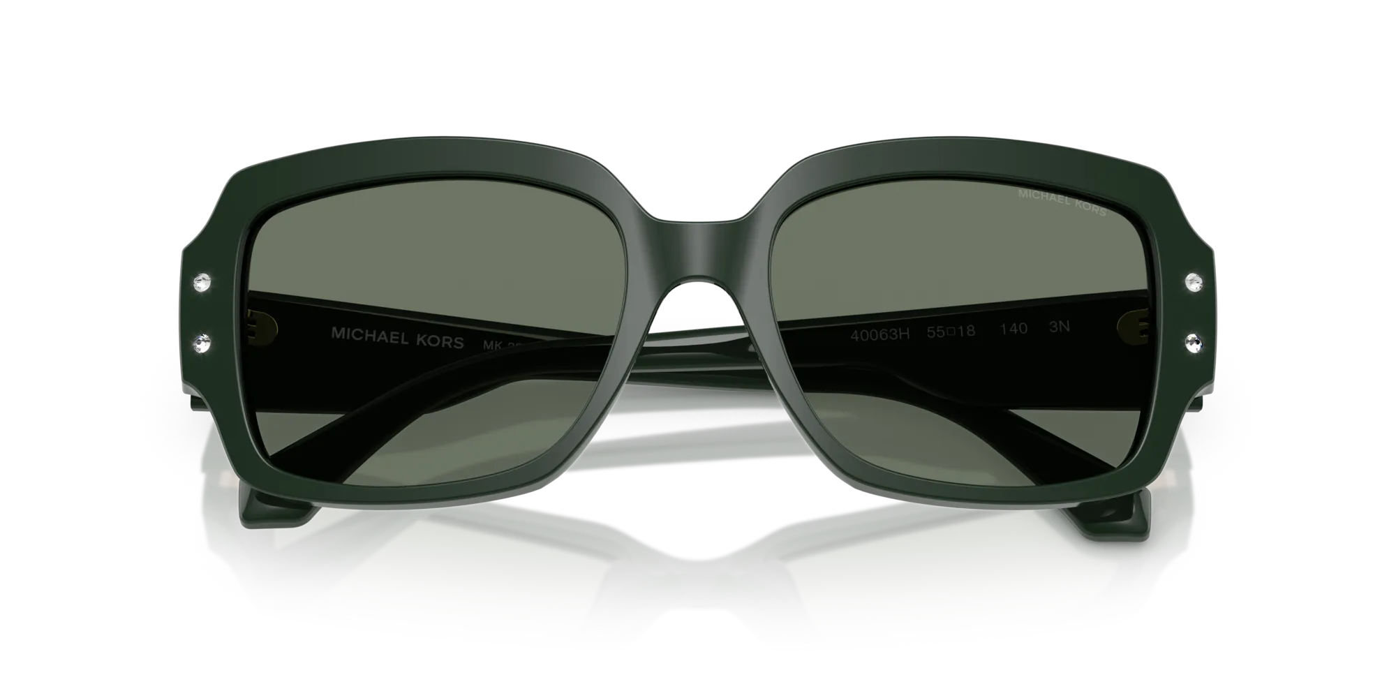 Michael Kors MK2233B CHâTEL 40063H Occhiali da sole Acetato Verde Verde Squadrata Normale - immagine 2