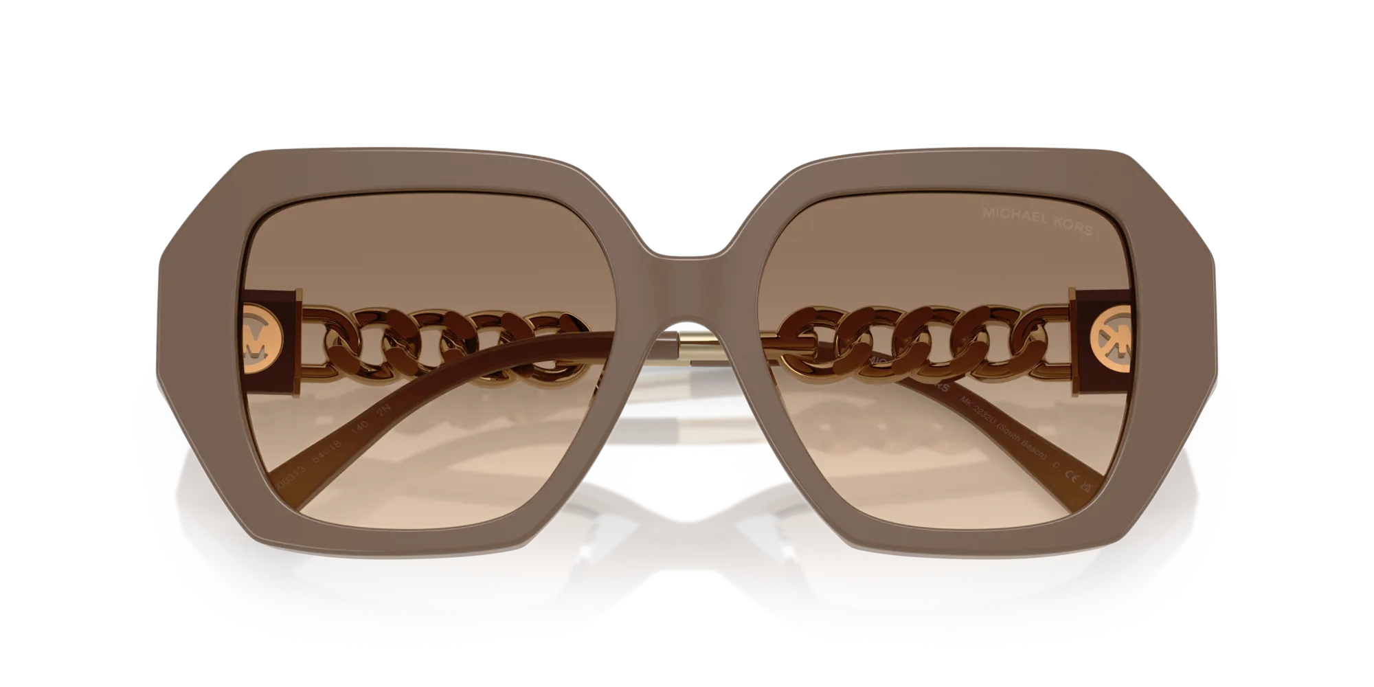 Michael Kors MK2232U SOUTH BEACH 400313 Occhiali da sole Acetato Grigio Squadrata Normale - immagine 2
