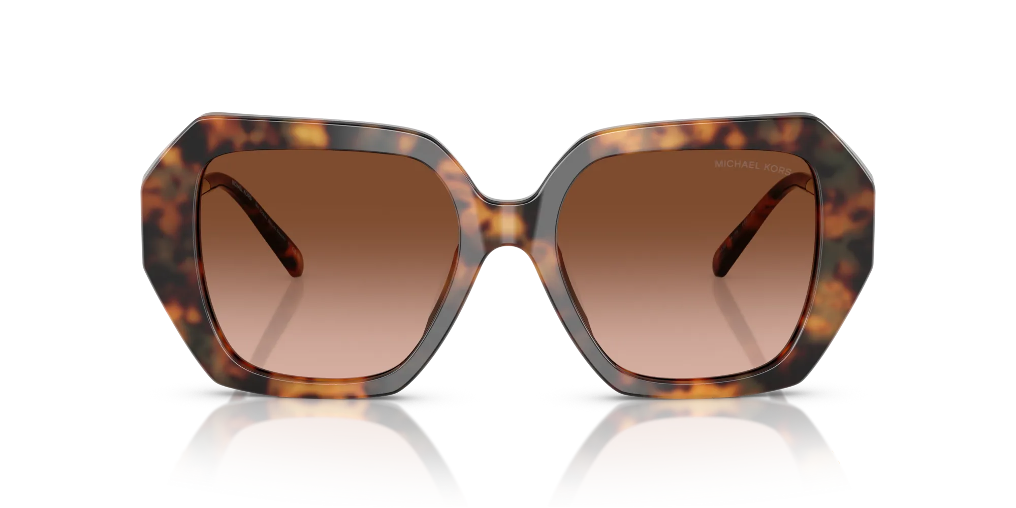 Michael Kors MK2232U SOUTH BEACH 39043B Occhiali da sole Acetato Tartaruga Marrone Squadrata Normale Sfumato - immagine 3