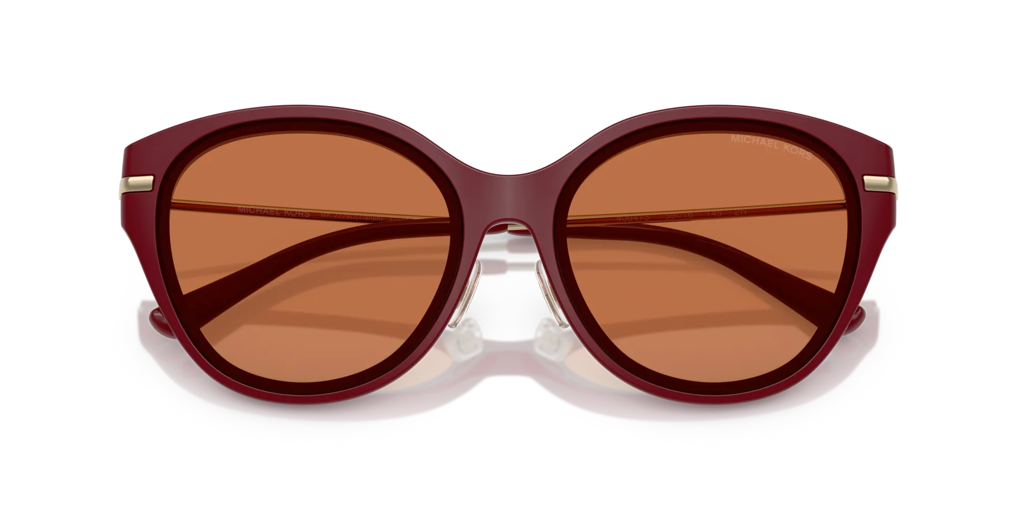 Michael Kors MK2229D TIANJIN 400473 Occhiali da sole Iniettato Rosso Cat Eye Normale - immagine 2