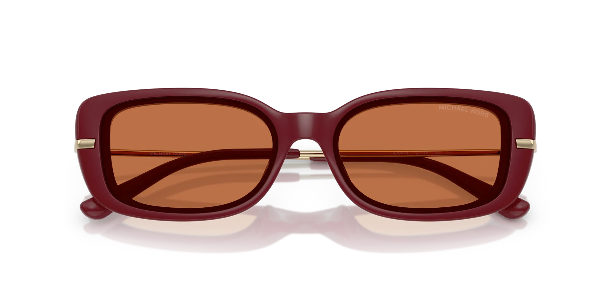 Michael Kors MK2228D CAPELLA 400473 Occhiali da sole Iniettato Rosso Squadrata Normale - immagine 2