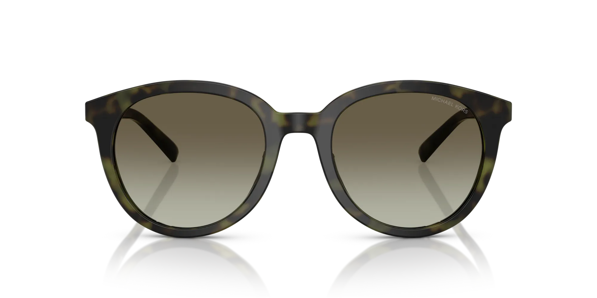 Michael Kors MK2227 BIG BEND 39433M Occhiali da sole Acetato Verde Rotonda Normale Sfumato - immagine 3