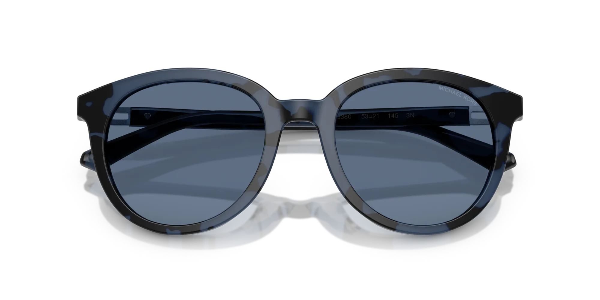 Michael Kors MK2227 BIG BEND 333380 Occhiali da sole Acetato Blu Blu Rotonda Normale - immagine 2