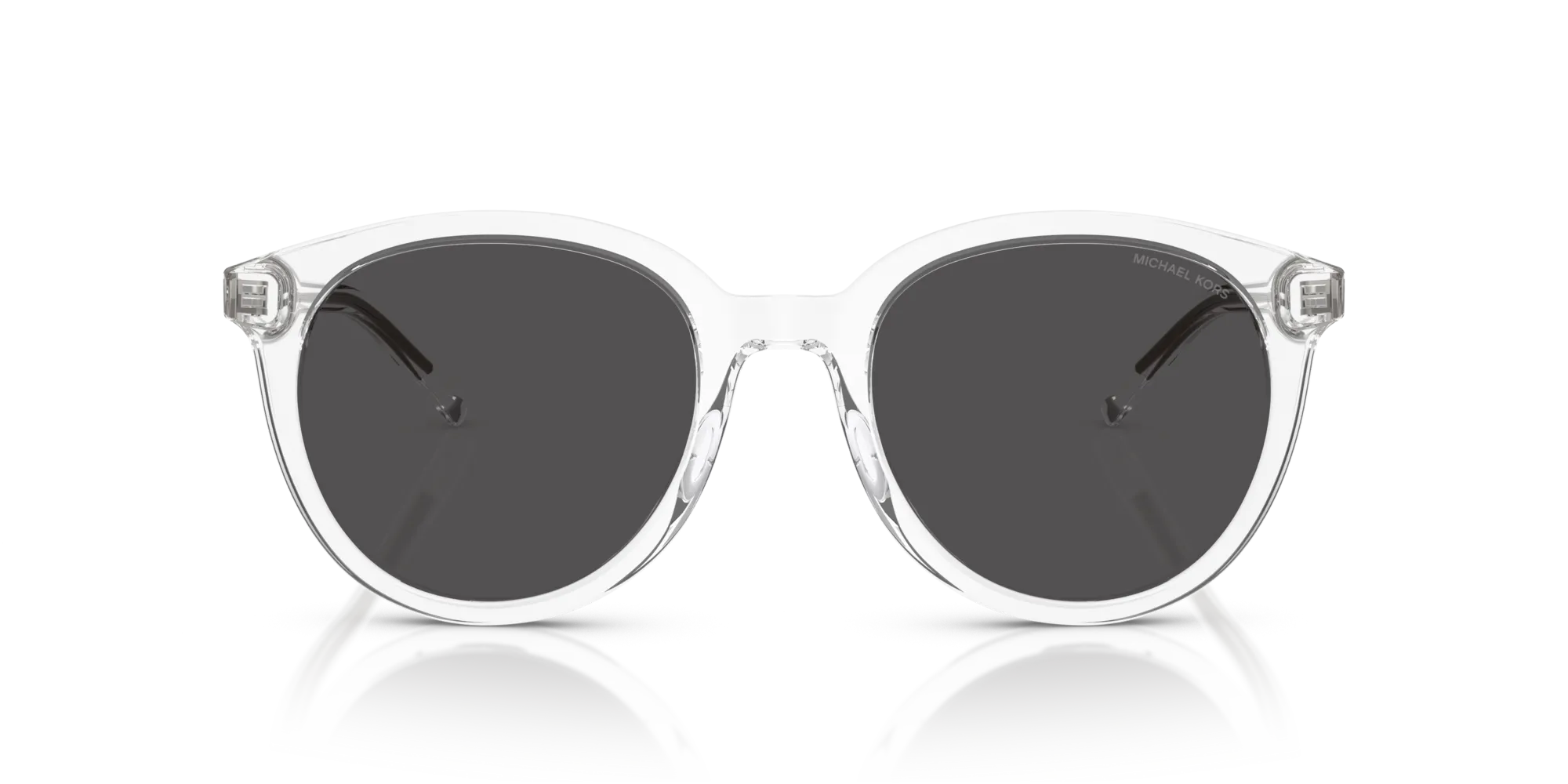 Michael Kors MK2227 BIG BEND 301587 Occhiali da sole Acetato Trasparente Grigio Rotonda Normale - immagine 3