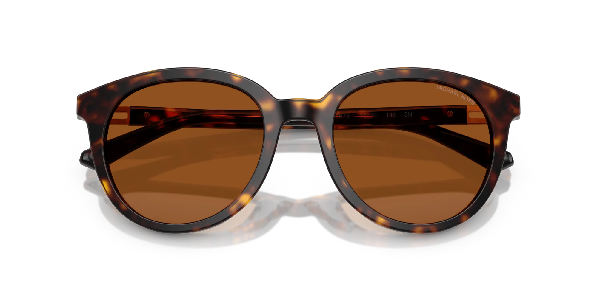Michael Kors MK2227 BIG BEND 300673 Occhiali da sole Acetato Tartaruga Marrone Rotonda Normale - immagine 2