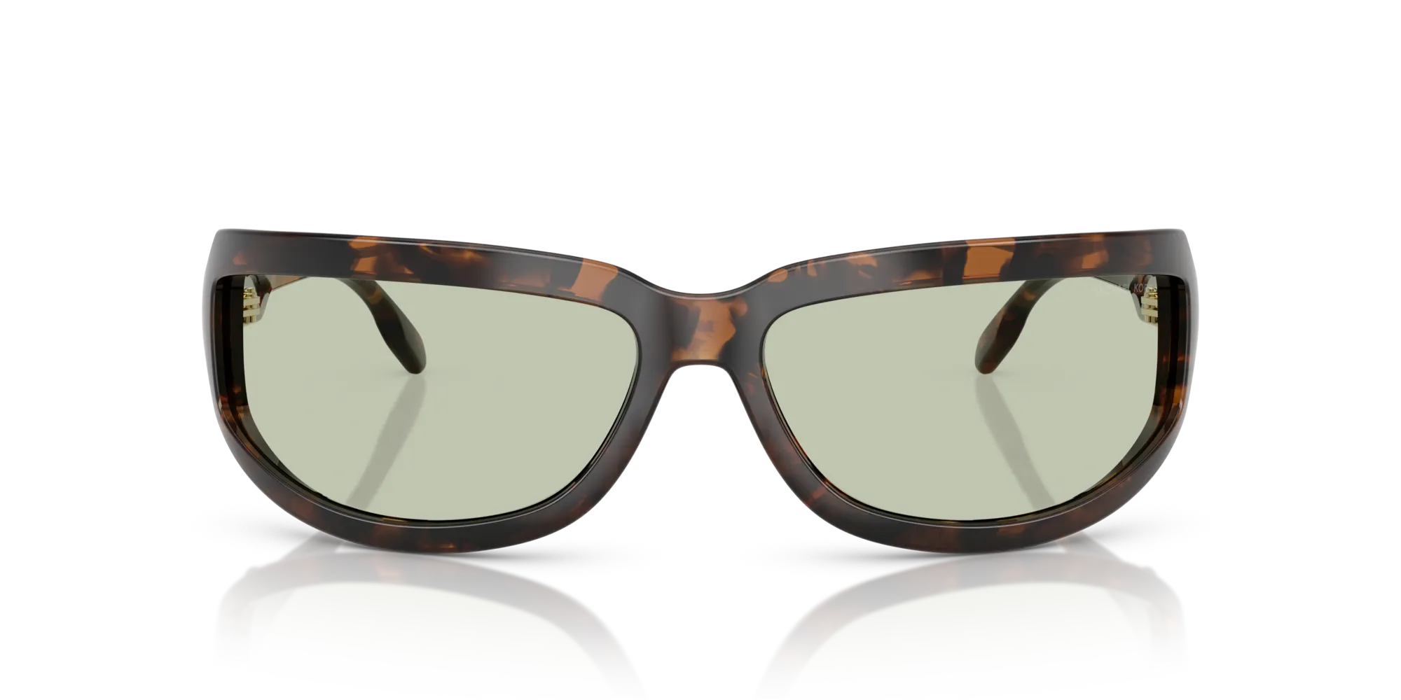 Michael Kors MK2226 ZION 3006/2 Occhiali da sole Iniettato Tartaruga Verde Geometrica Normale - immagine 3