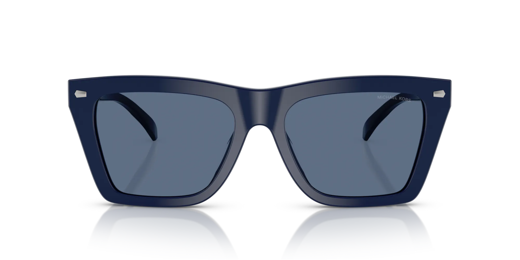 Michael Kors MK2225U PEBBLE BEACH 400980 Occhiali da sole Acetato Blu Blu Squadrata Normale - immagine 3