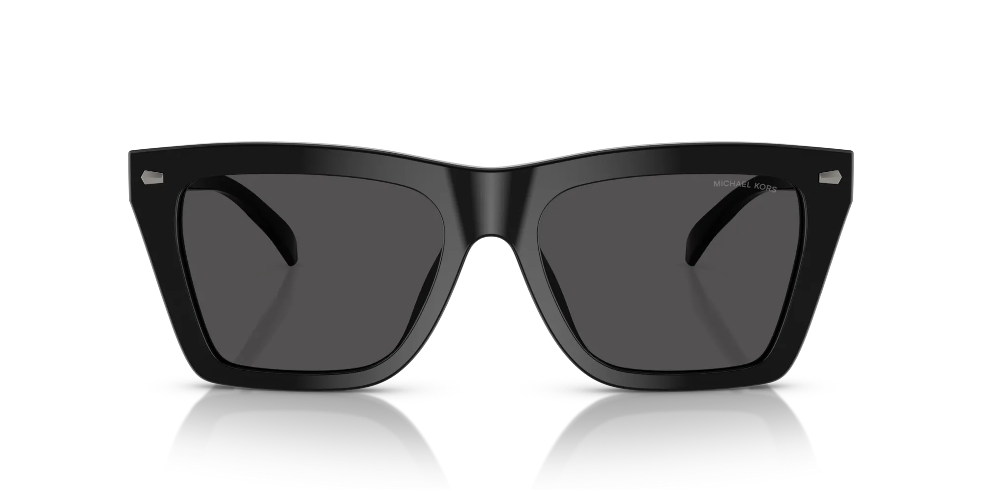 Michael Kors MK2225U PEBBLE BEACH 300587 Occhiali da sole Acetato Nero Grigio Squadrata Normale - immagine 3