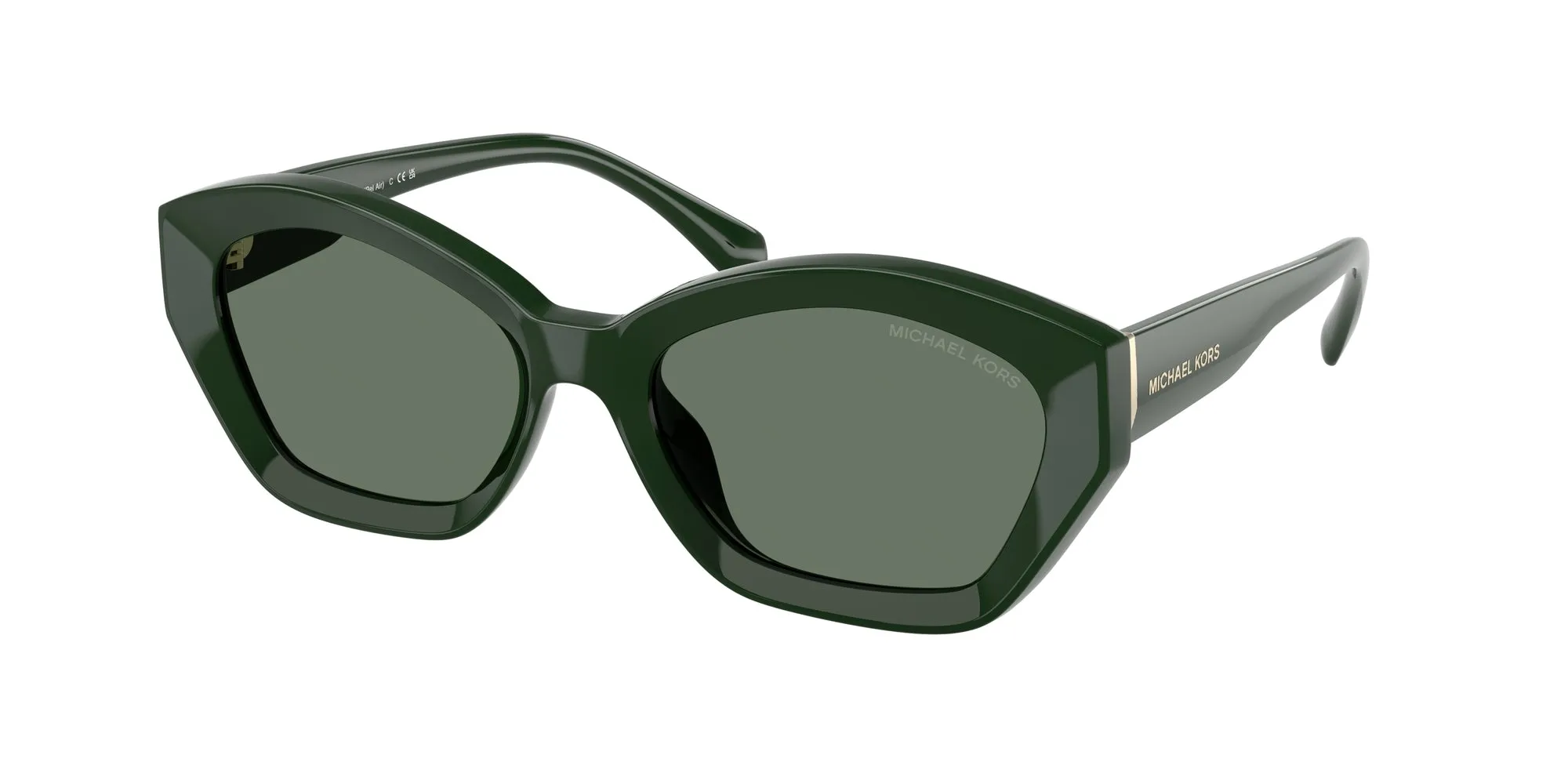 Michael Kors MK2209U BEL AIR 40063H Occhiali da sole Iniettato Verde Verde Geometrica Normale - immagine 1