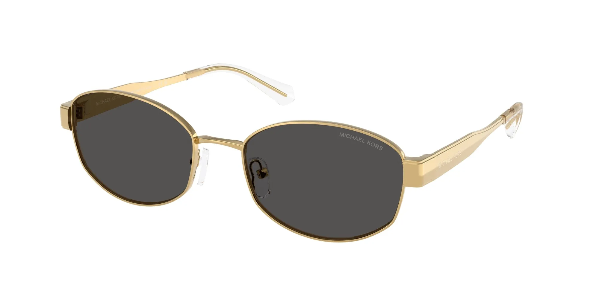 Michael Kors MK1161 MONTE CARLO 189687 Occhiali da sole Metallo Giallo Grigio Rotonda Normale - immagine 1