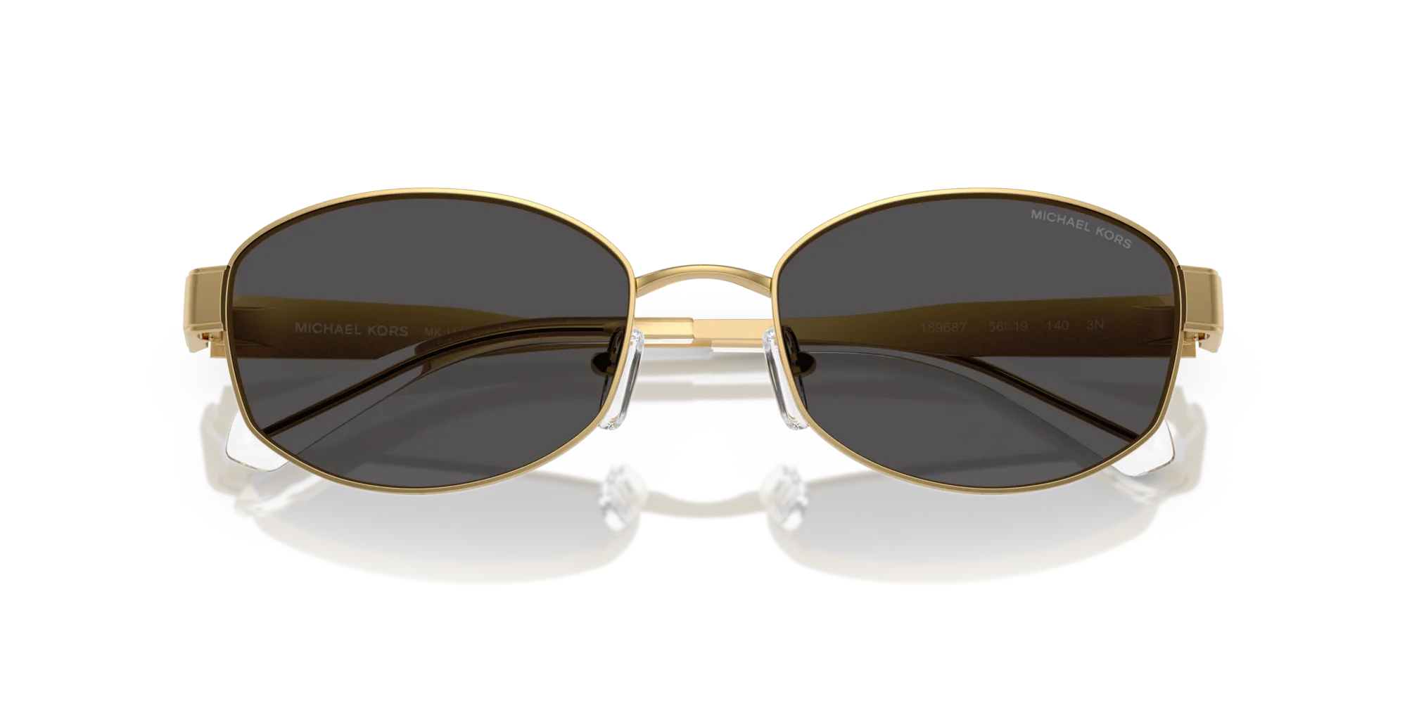 Michael Kors MK1161 MONTE CARLO 189687 Occhiali da sole Metallo Giallo Grigio Rotonda Normale - immagine 2