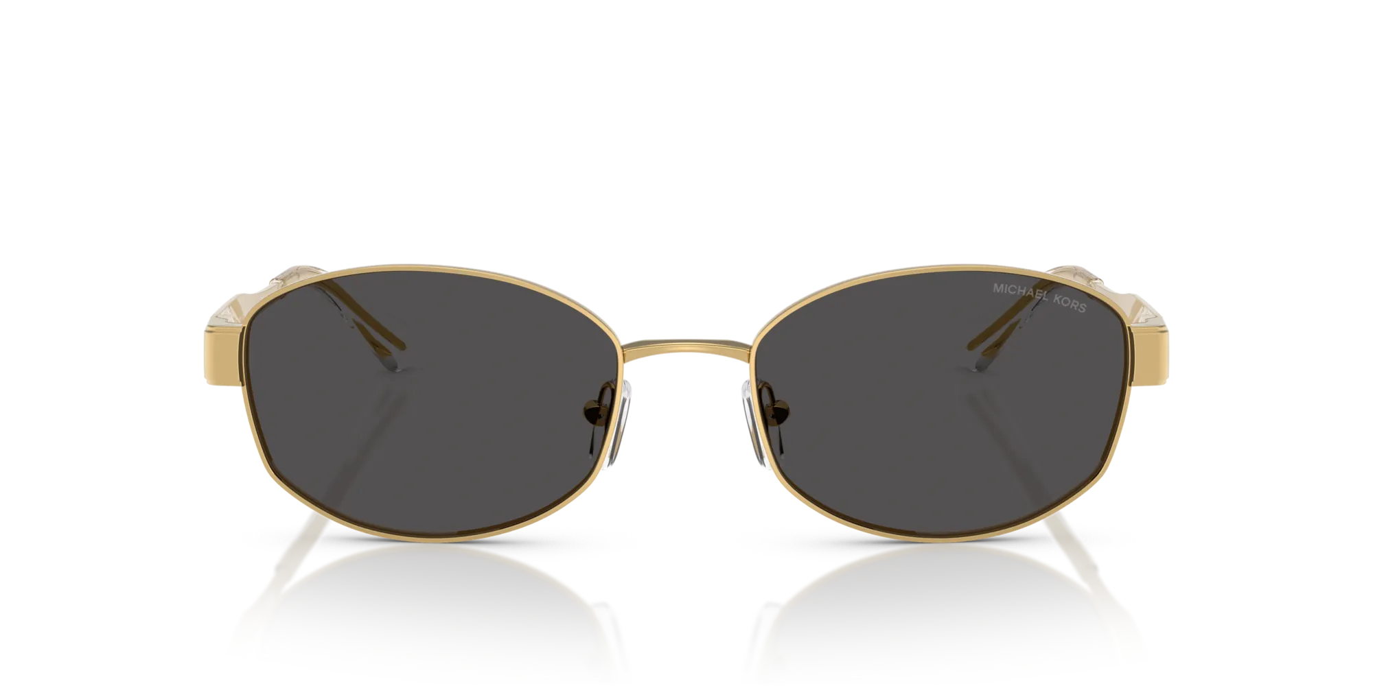 Michael Kors MK1161 MONTE CARLO 189687 Occhiali da sole Metallo Giallo Grigio Rotonda Normale - immagine 3
